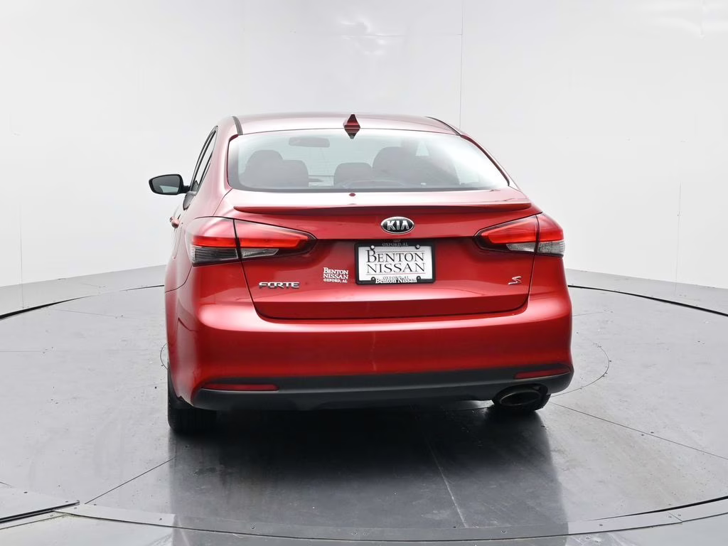 2017 Currant Red Kia Forte S FWD Sedan