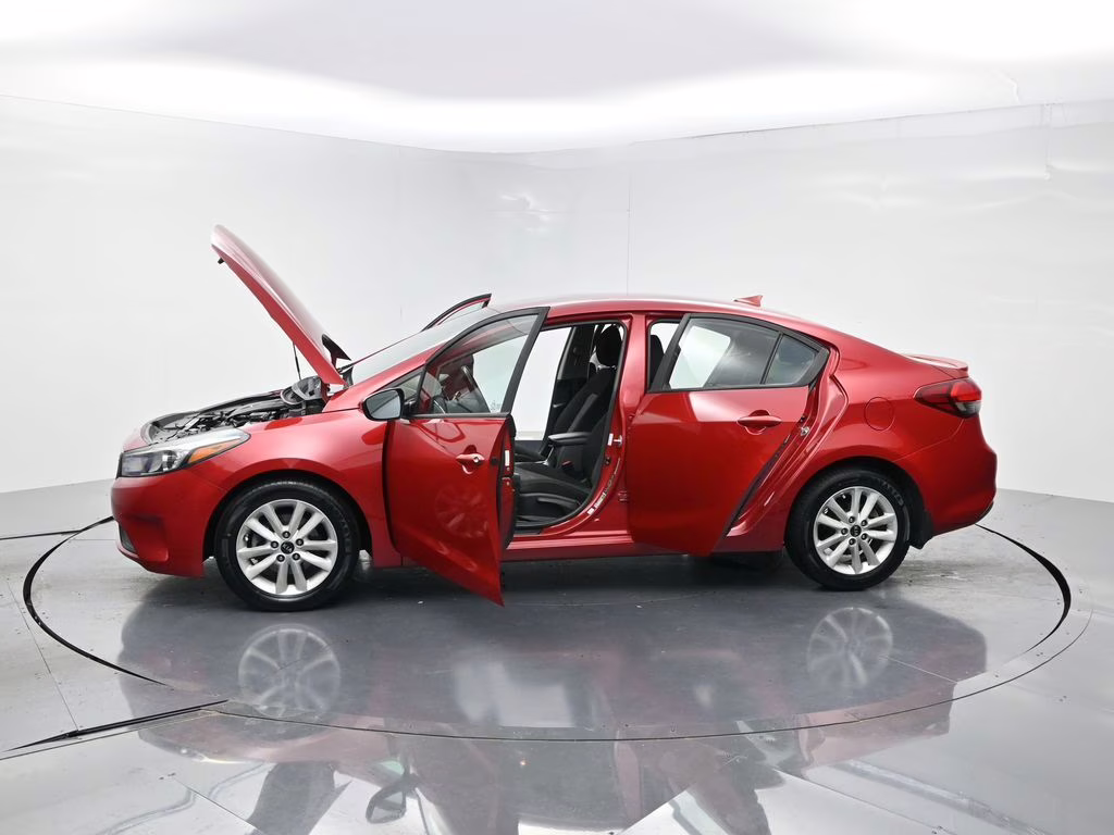 2017 Currant Red Kia Forte S FWD Sedan