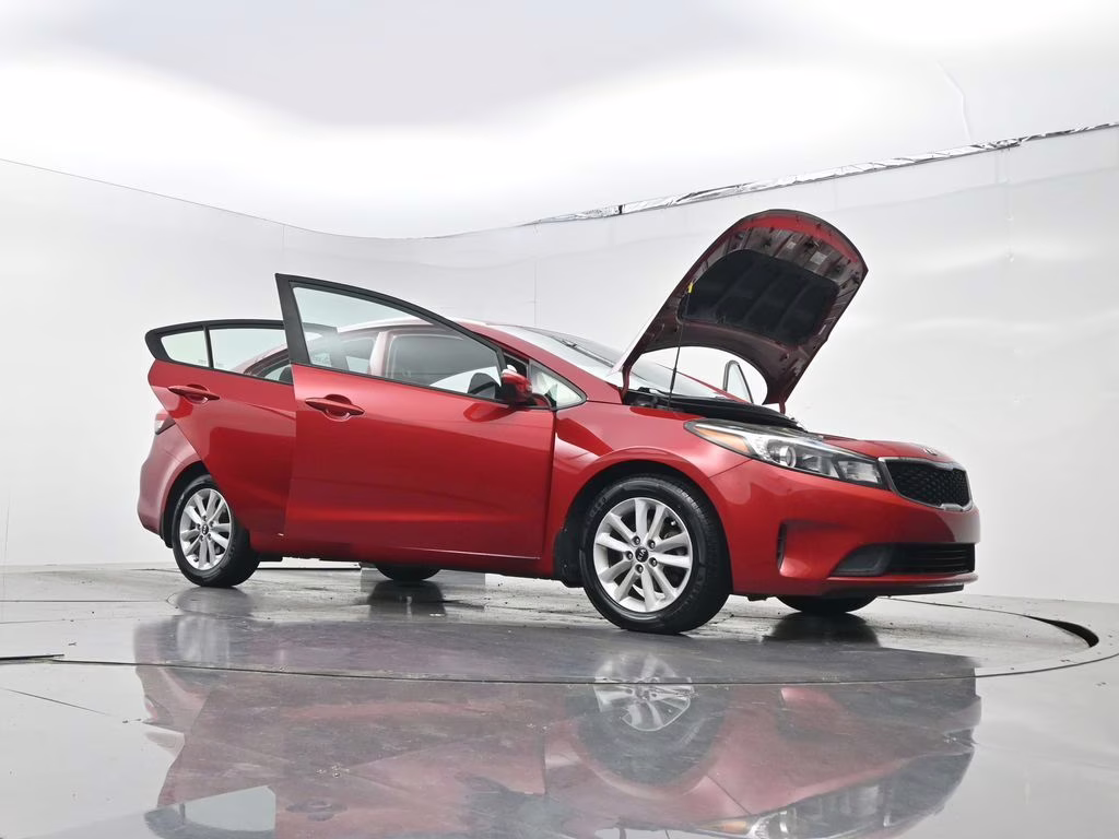 2017 Currant Red Kia Forte S FWD Sedan