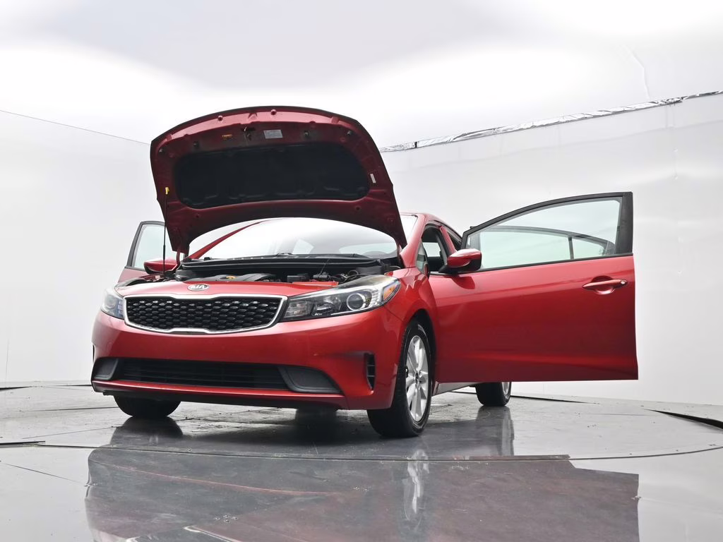 2017 Currant Red Kia Forte S FWD Sedan