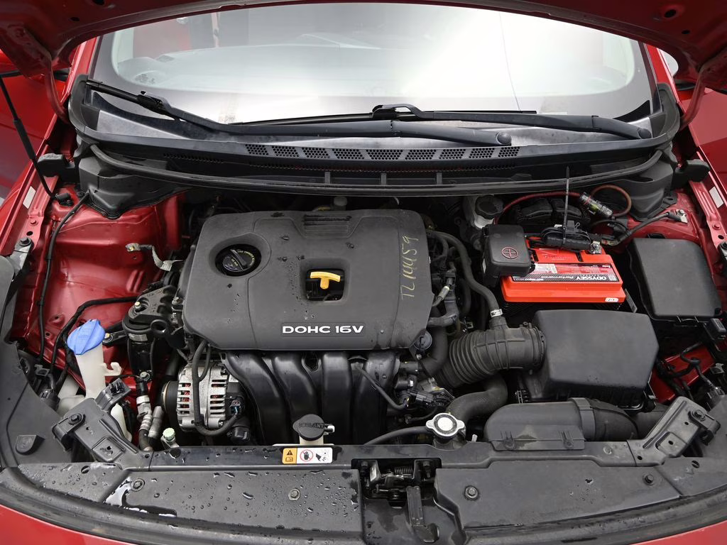 2017 Currant Red Kia Forte S FWD Sedan