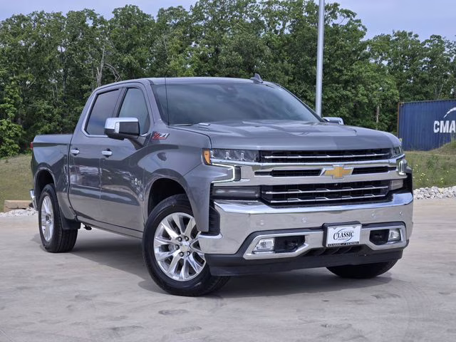2021 Satin Steel Metallic Chevrolet Silverado 1500 LTZ 4X4 Truck