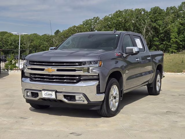 2021 Satin Steel Metallic Chevrolet Silverado 1500 LTZ 4X4 Truck