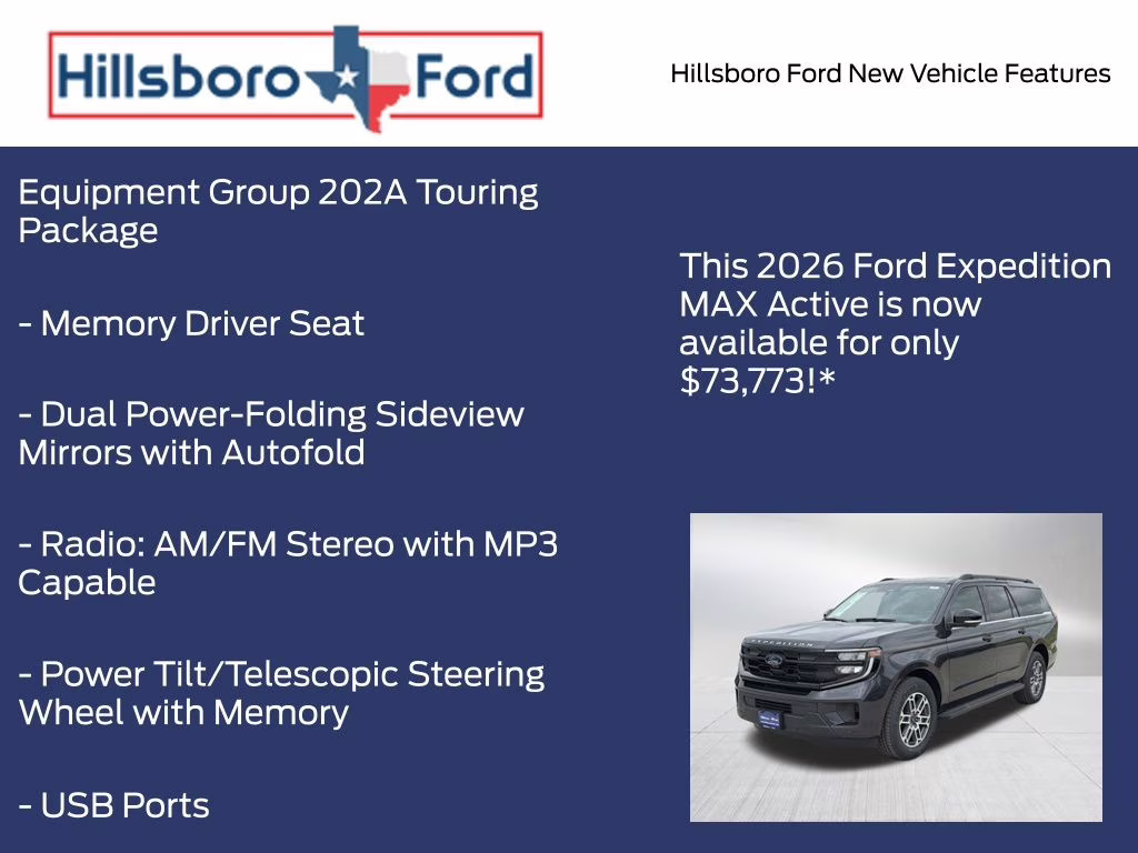 2026 Dark Matter Gray Metallic Ford Expedition Max Active RWD SUV