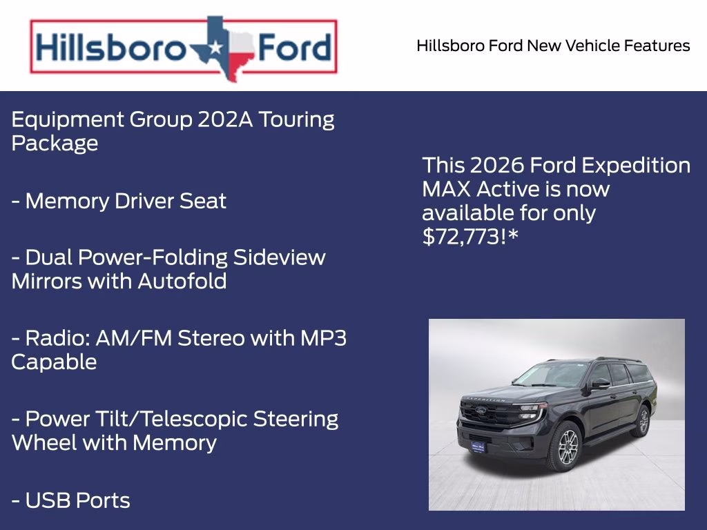 2026 Dark Matter Gray Metallic Ford Expedition Max Active RWD SUV