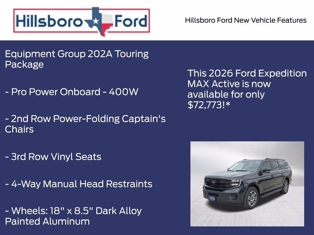 2026 Dark Matter Gray Metallic Ford Expedition Max Active RWD SUV