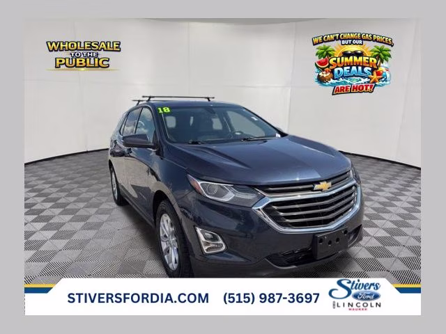 2018 Storm Blue Metallic Chevrolet Equinox LT FWD SUV