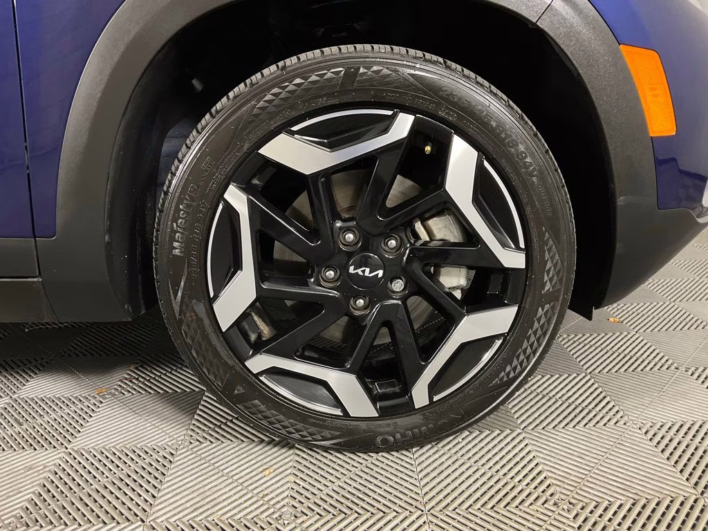 2024 Ocean Blue Kia Seltos SX AWD SUV