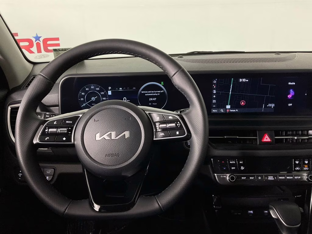 2024 Ocean Blue Kia Seltos SX AWD SUV