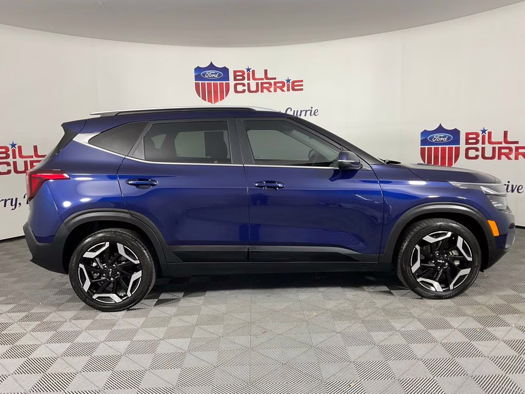 2024 Ocean Blue Kia Seltos SX AWD SUV