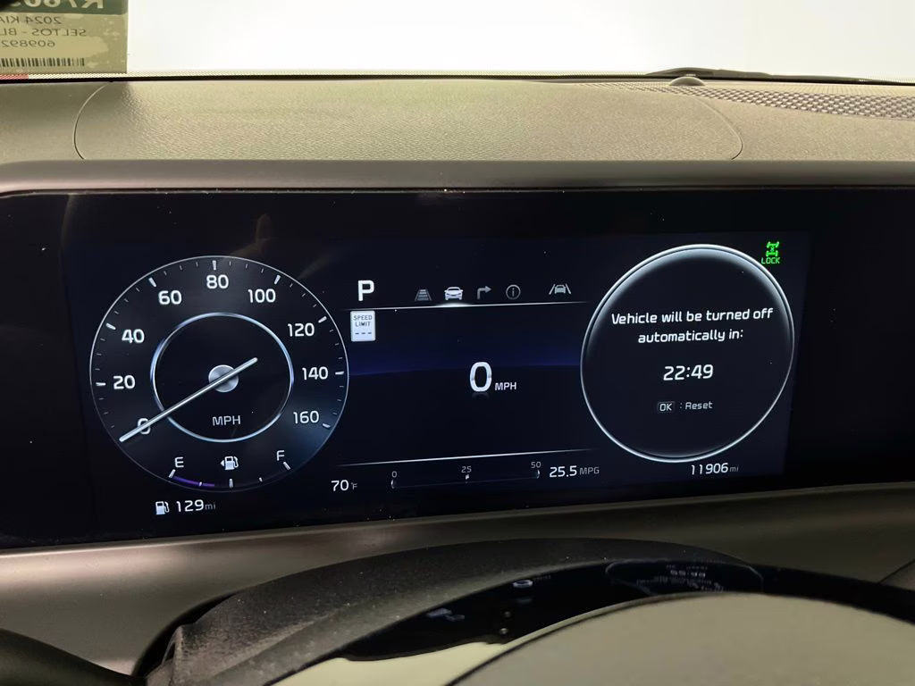 2024 Ocean Blue Kia Seltos SX AWD SUV