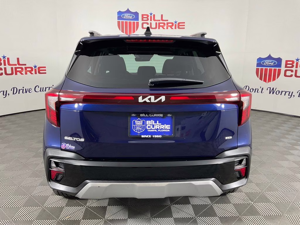 2024 Ocean Blue Kia Seltos SX AWD SUV