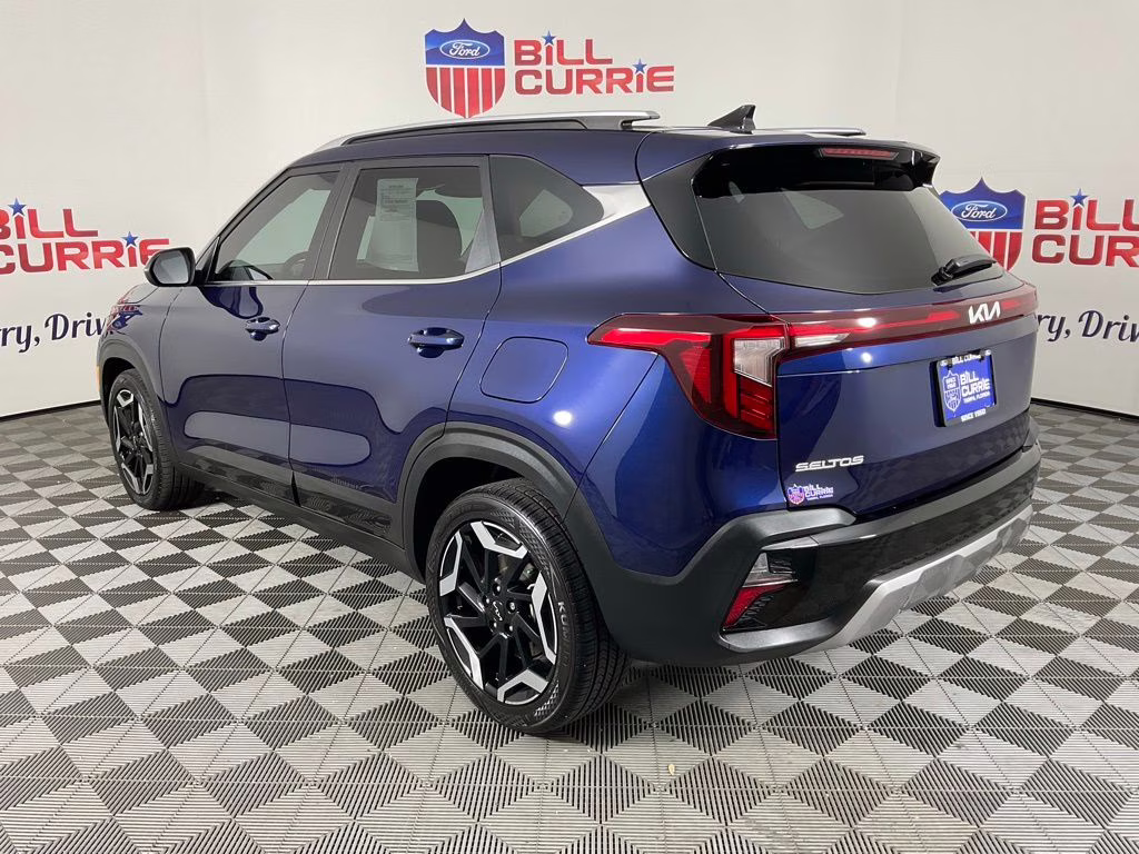 2024 Ocean Blue Kia Seltos SX AWD SUV