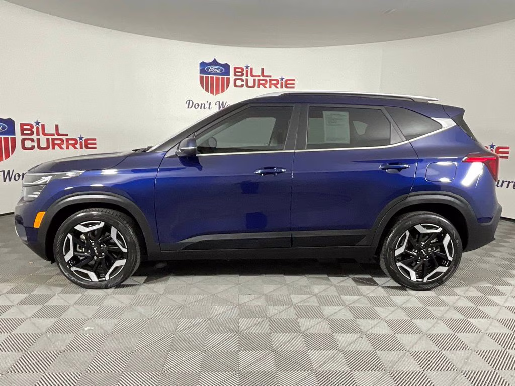 2024 Ocean Blue Kia Seltos SX AWD SUV