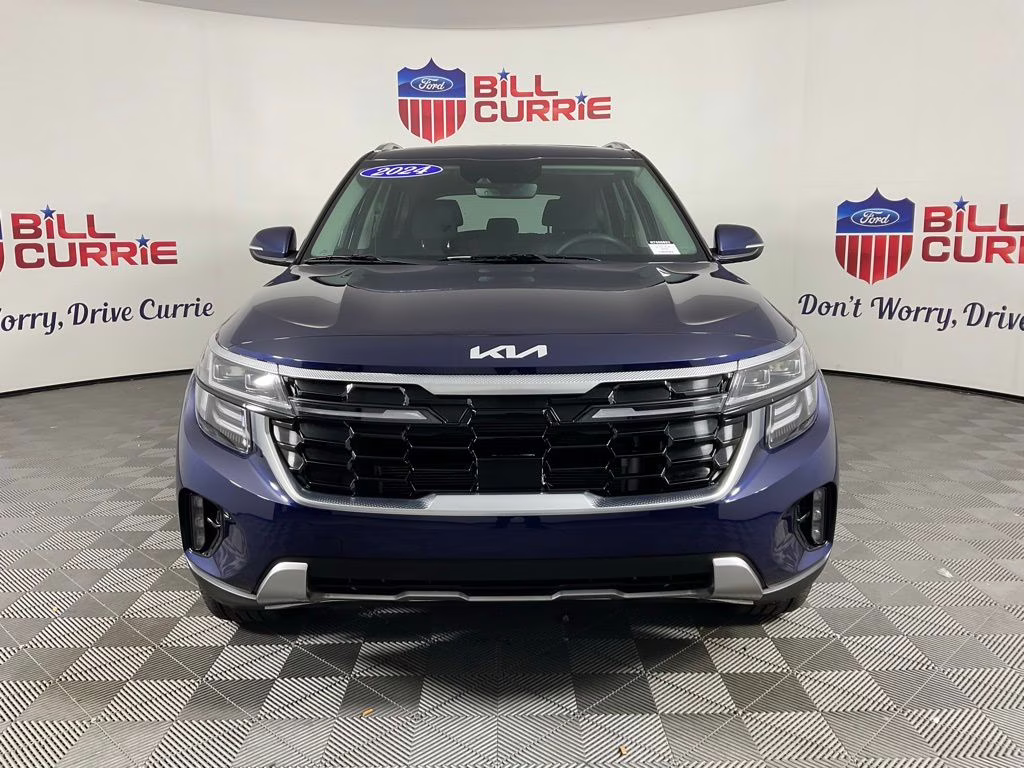 2024 Ocean Blue Kia Seltos SX AWD SUV