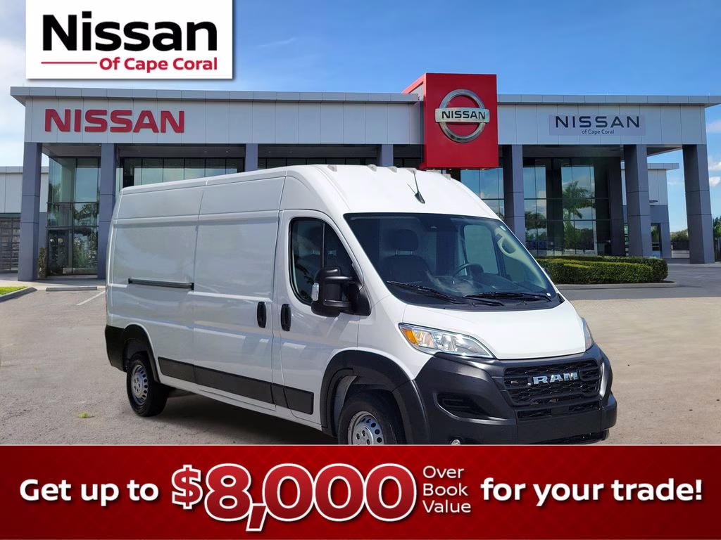 2025 Bright White Clearcoat Ram ProMaster 2500 High Roof FWD Van