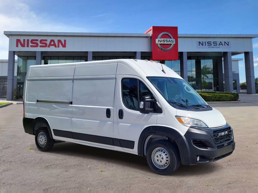 2025 Bright White Clearcoat Ram ProMaster 2500 High Roof FWD Van
