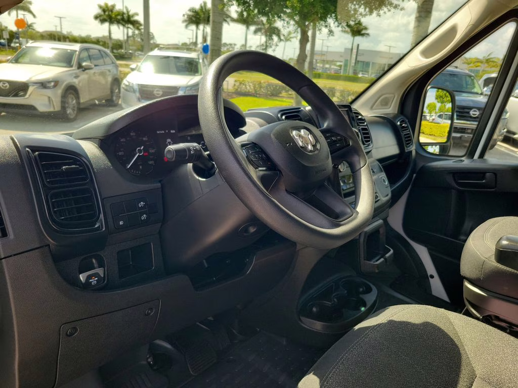 2025 Bright White Clearcoat Ram ProMaster 2500 High Roof FWD Van