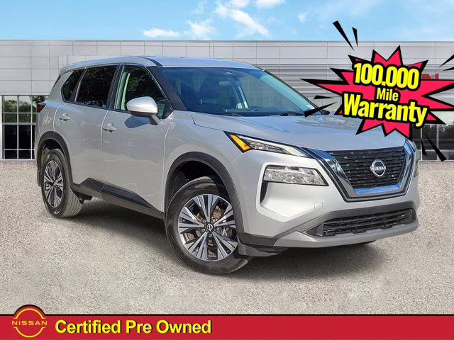 2023 Brilliant Silver Metallic Nissan Rogue SV AWD SUV