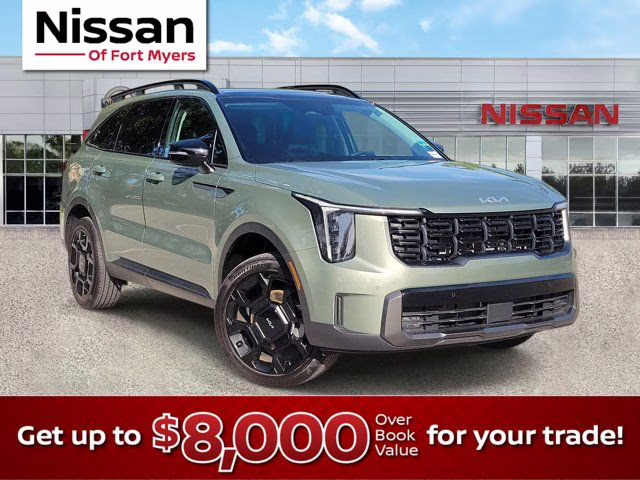 2024 Jungle Green Kia Sorento X-Line EX AWD SUV
