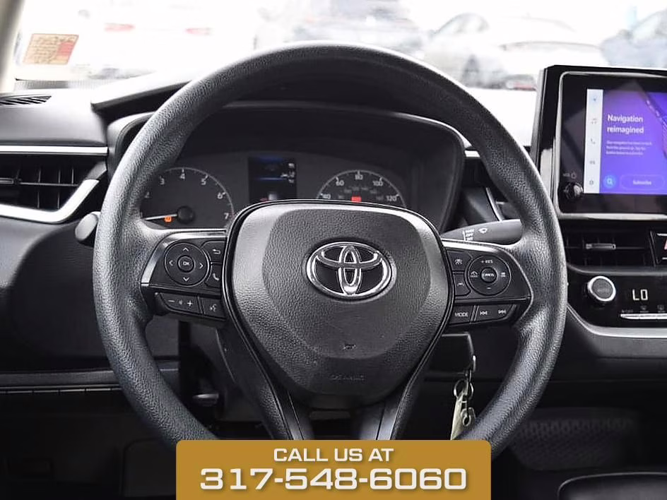 2025 Midnight Black Metallic Toyota Corolla LE FWD Sedan