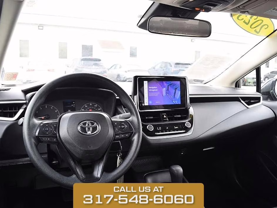2025 Midnight Black Metallic Toyota Corolla LE FWD Sedan