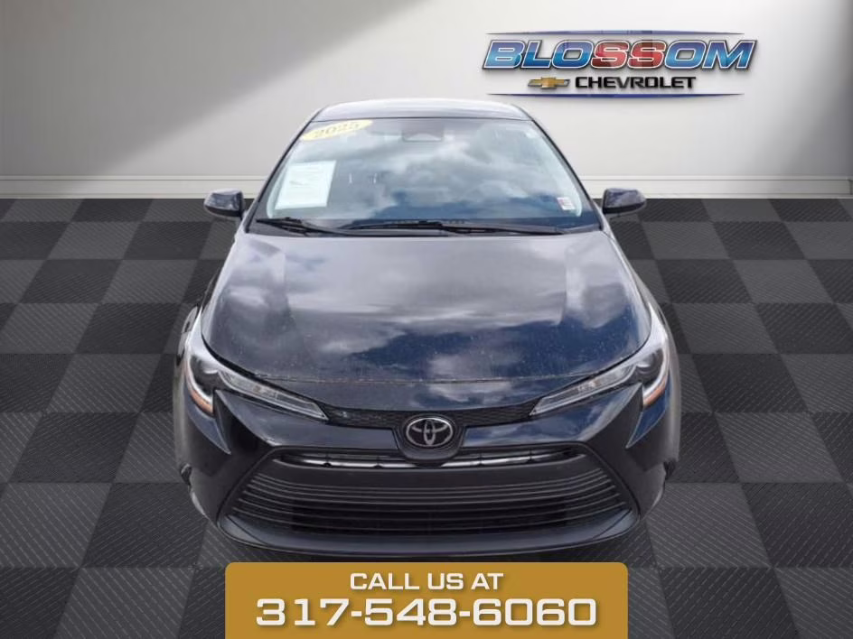 2025 Midnight Black Metallic Toyota Corolla LE FWD Sedan