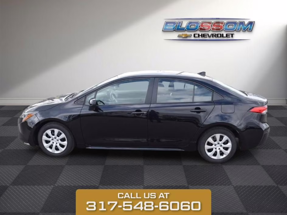 2025 Midnight Black Metallic Toyota Corolla LE FWD Sedan