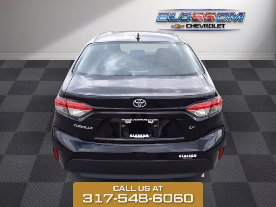 2025 Midnight Black Metallic Toyota Corolla LE FWD Sedan