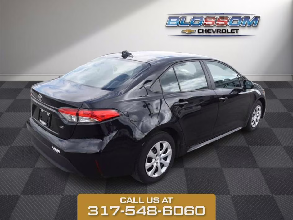 2025 Midnight Black Metallic Toyota Corolla LE FWD Sedan
