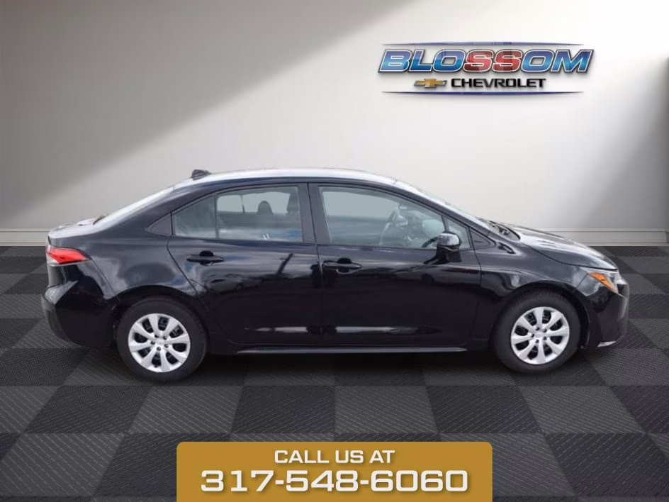 2025 Midnight Black Metallic Toyota Corolla LE FWD Sedan