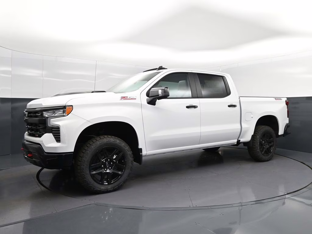 2026 Summit White Chevrolet Silverado 1500 LT Trail Boss 4X4 Truck