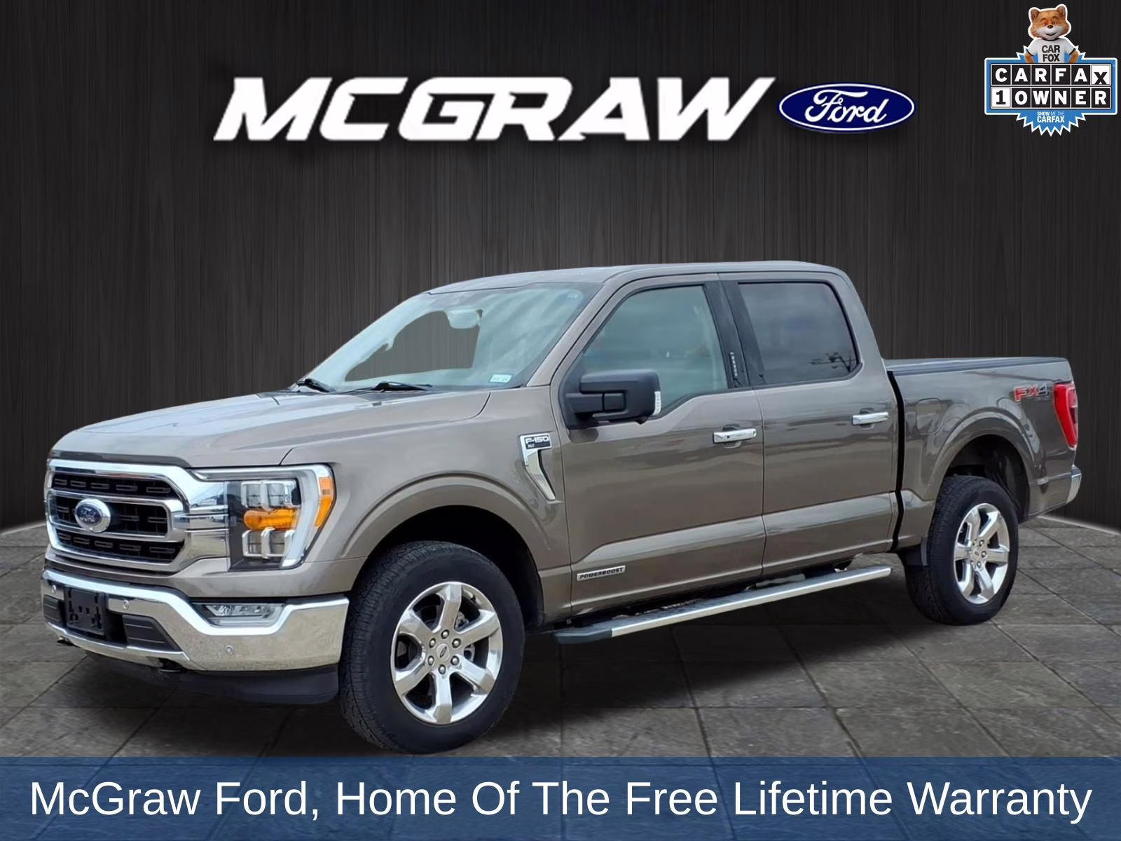 2022 Stone Gray Metallic Ford F-150 XLT 4X4 Truck