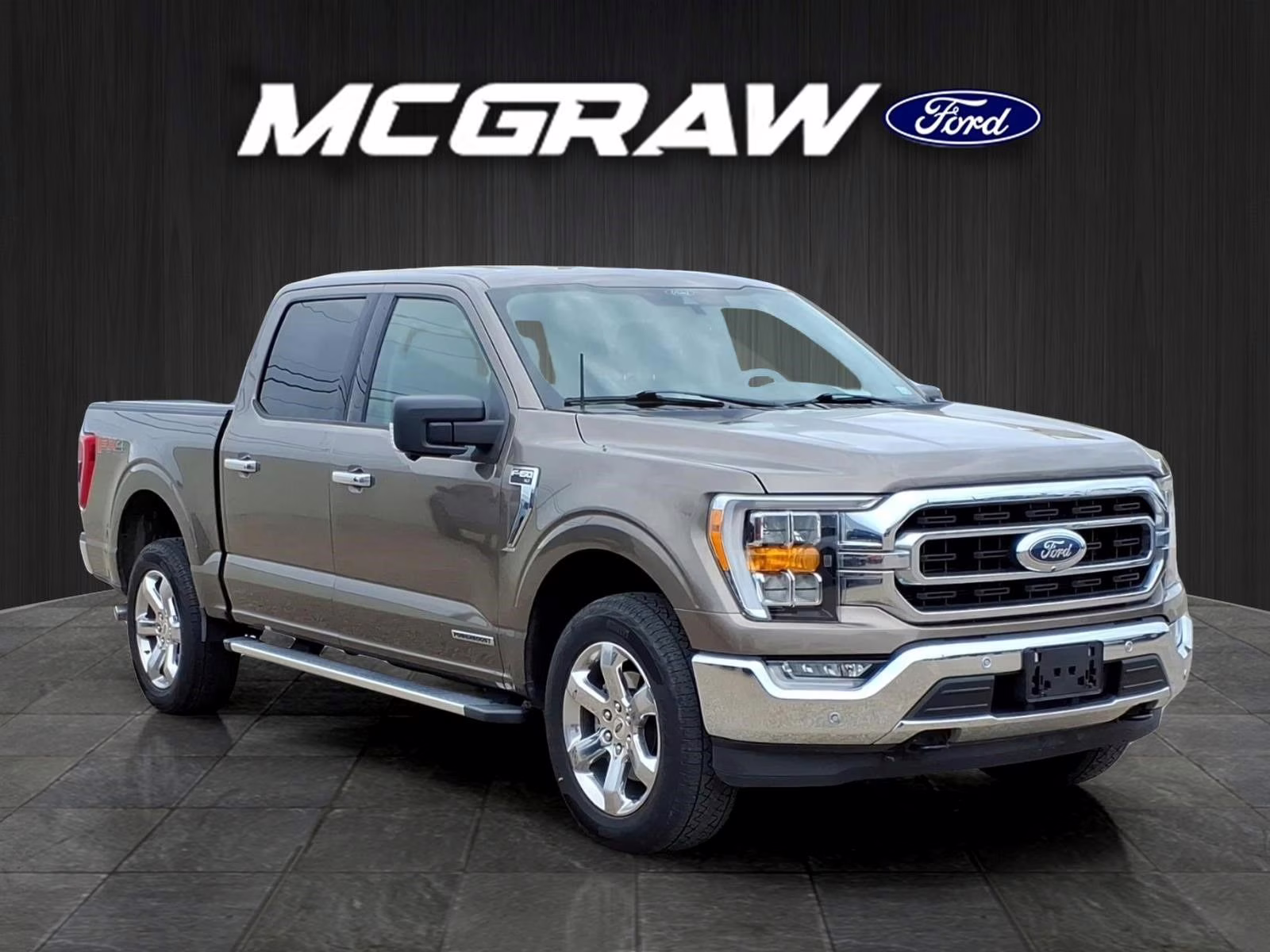 2022 Stone Gray Metallic Ford F-150 XLT 4X4 Truck