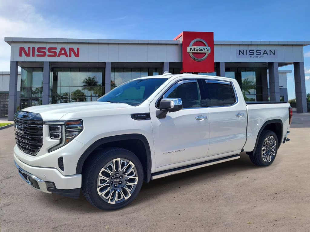 2023 White Frost Tricoat GMC Sierra 1500 Denali Ultimate 4X4 Truck