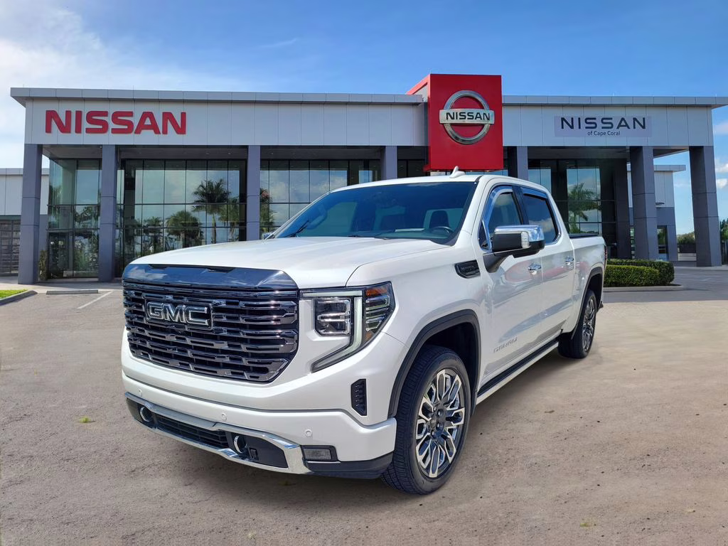 2023 White Frost Tricoat GMC Sierra 1500 Denali Ultimate 4X4 Truck