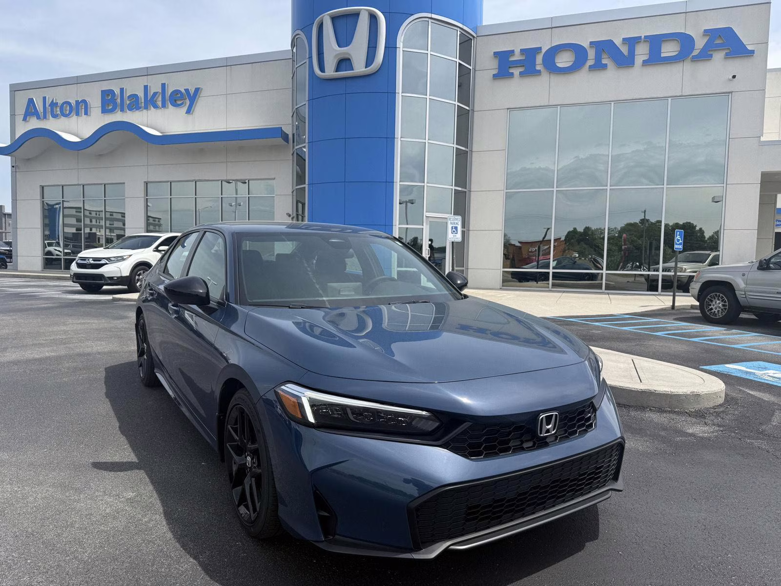 2026 Blue Lagoon Pearl Honda Civic Sedan Sport FWD Sedan