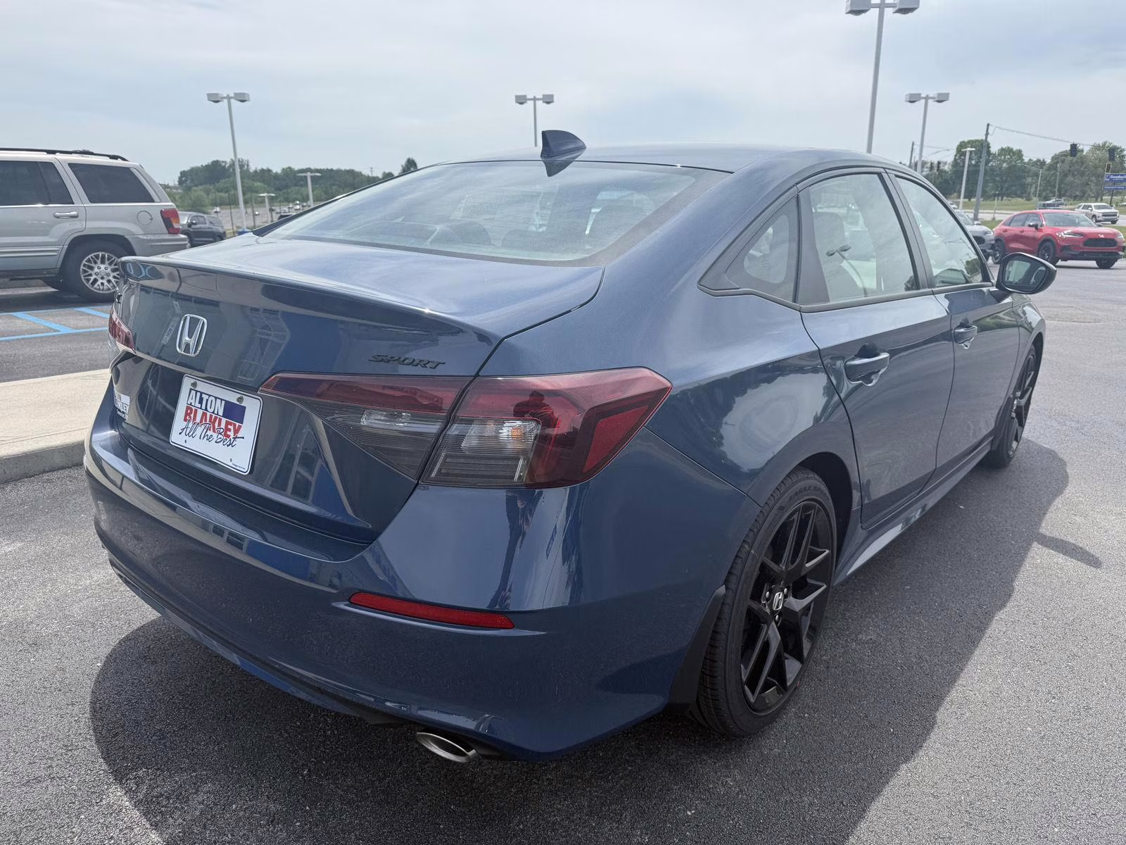 2026 Blue Lagoon Pearl Honda Civic Sedan Sport FWD Sedan
