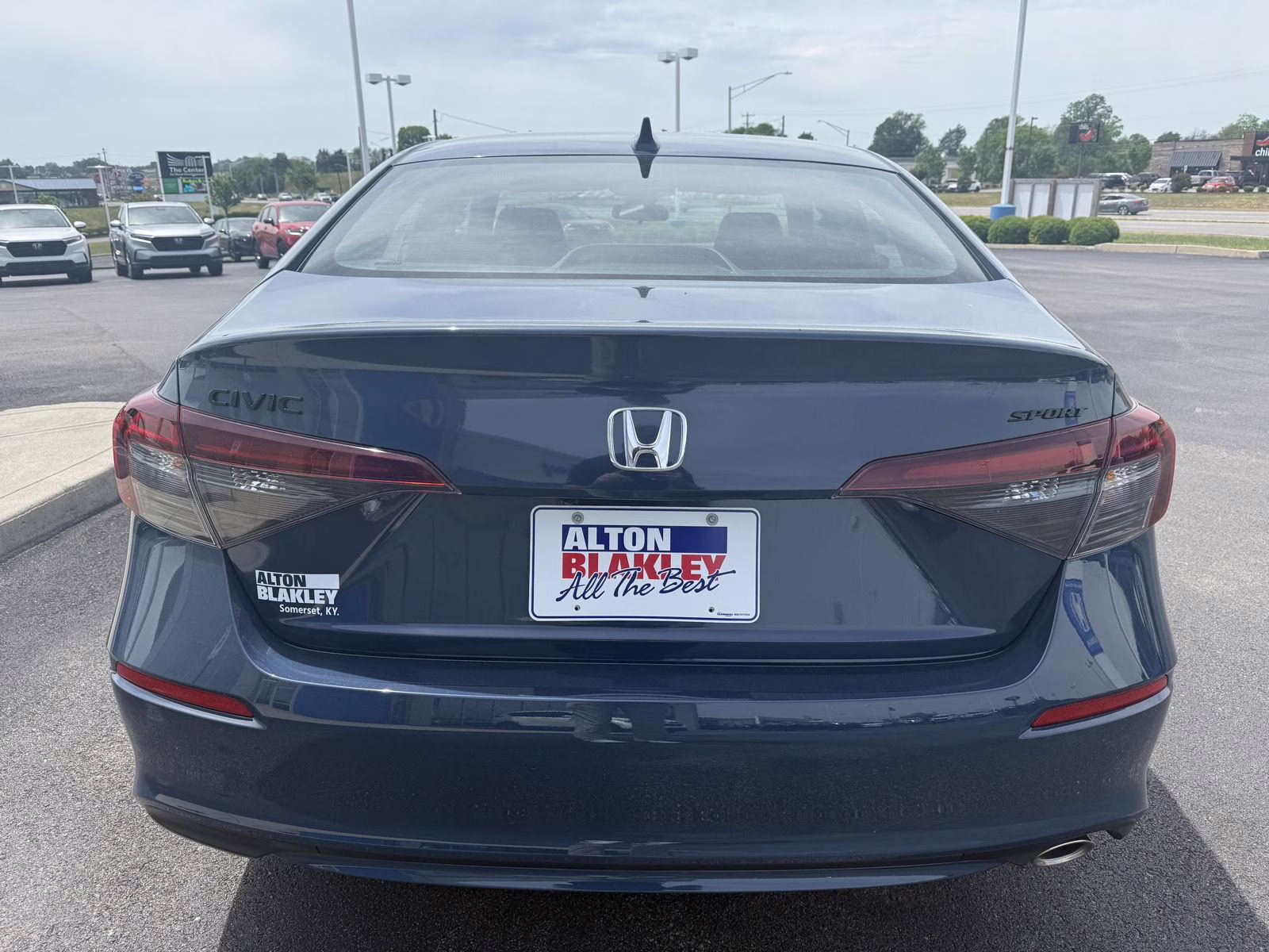 2026 Blue Lagoon Pearl Honda Civic Sedan Sport FWD Sedan