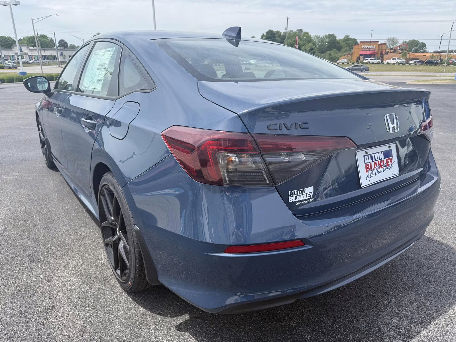 2026 Blue Lagoon Pearl Honda Civic Sedan Sport FWD Sedan