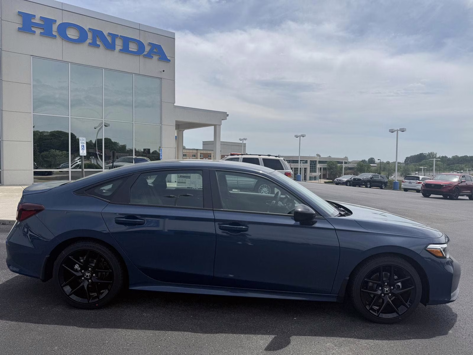 2026 Blue Lagoon Pearl Honda Civic Sedan Sport FWD Sedan