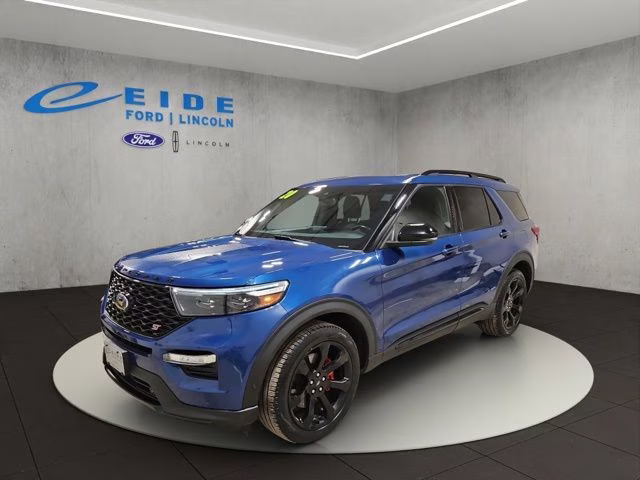 2020 Atlas Blue Metallic Ford Explorer ST 4X4 SUV