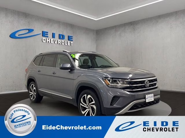 2022 Platinum Gray Metallic Volkswagen Atlas SEL AWD SUV