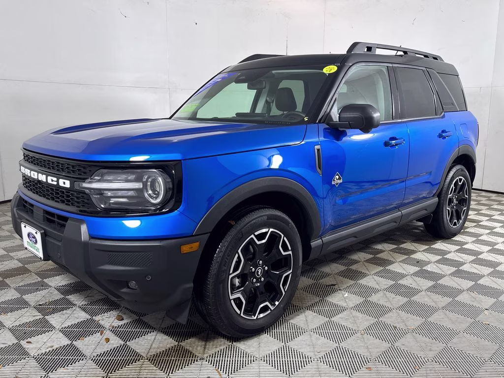 2025 Blue Metallic Ford Bronco Sport Outer Banks 4X4 SUV