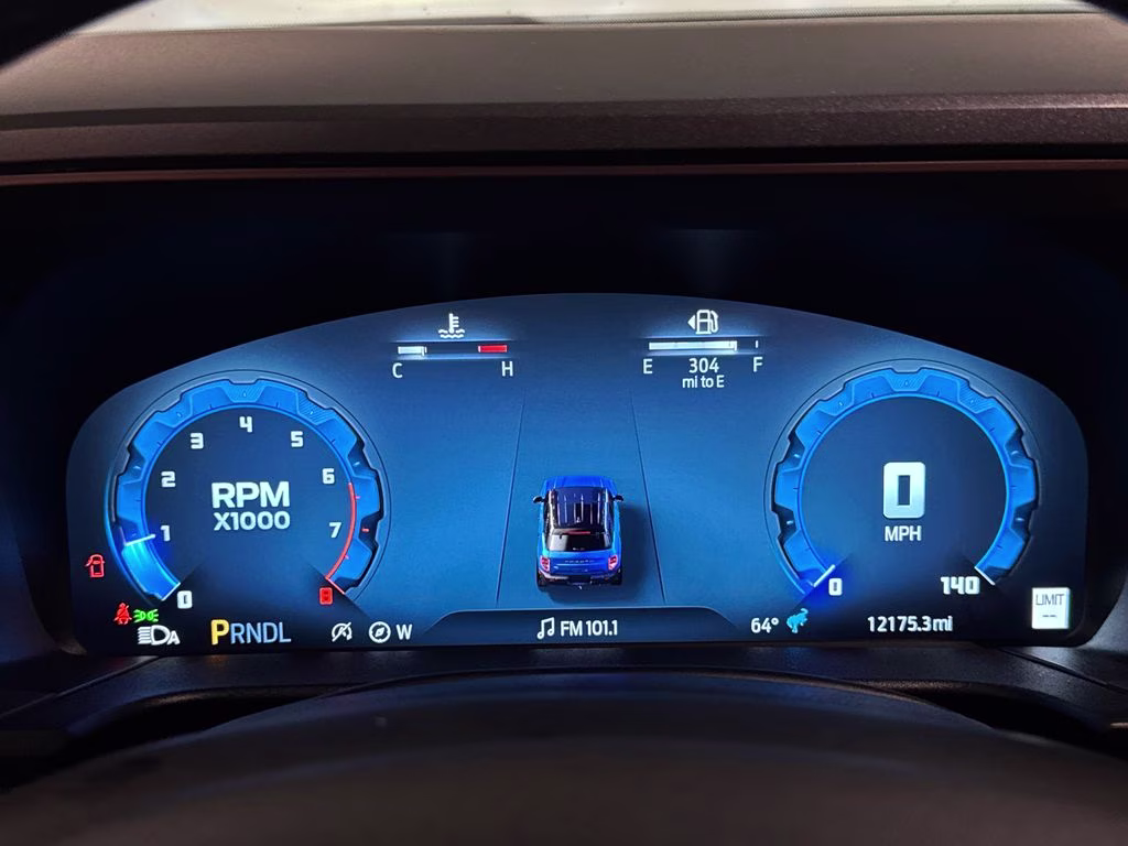 2025 Blue Metallic Ford Bronco Sport Outer Banks 4X4 SUV
