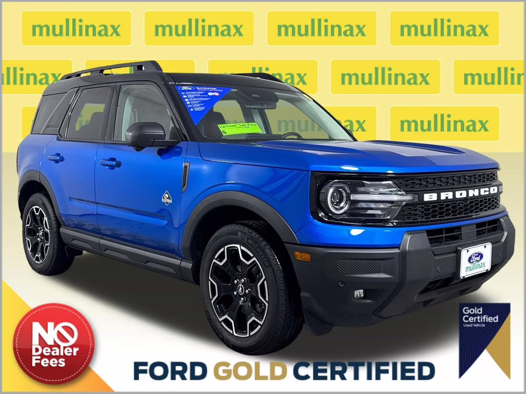 2025 Velocity Blue Metallic Ford Bronco Sport Outer Banks 4X4 SUV