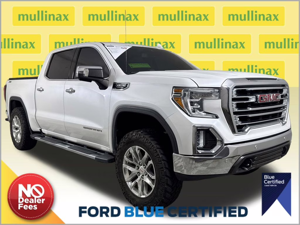 2019 White Frost Tricoat GMC Sierra 1500 SLT 4X4 Truck