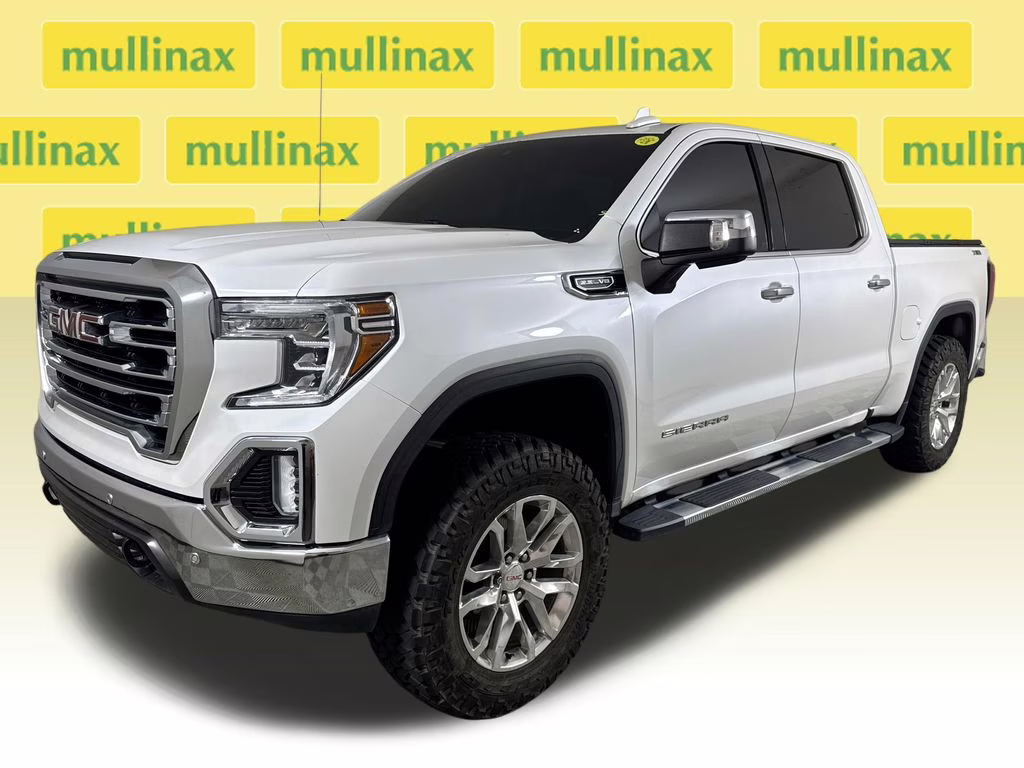 2019 White Frost Tricoat GMC Sierra 1500 SLT 4X4 Truck