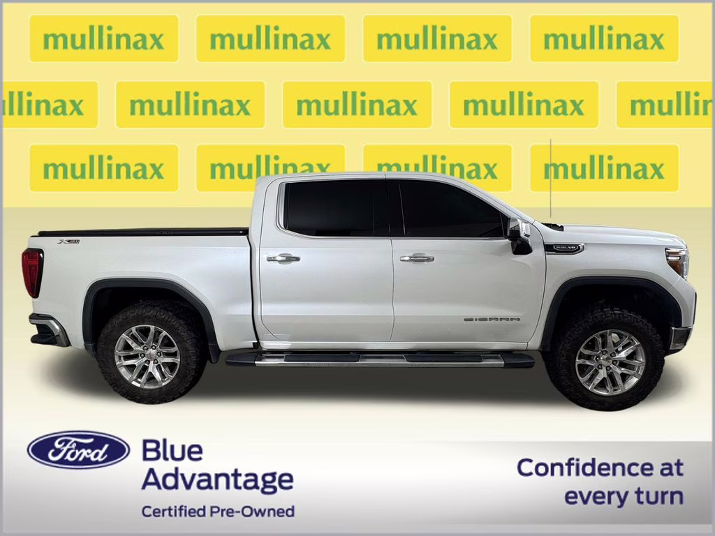 2019 White Frost Tricoat GMC Sierra 1500 SLT 4X4 Truck