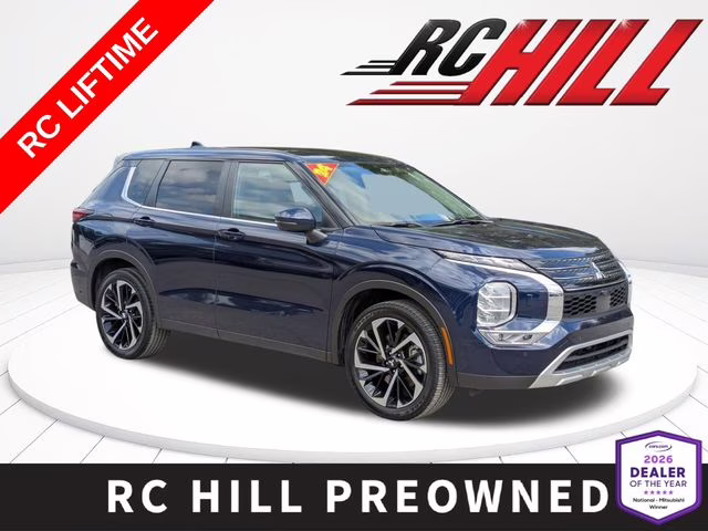 2024 Cosmic Blue Metallic Mitsubishi Outlander SE AWD SUV